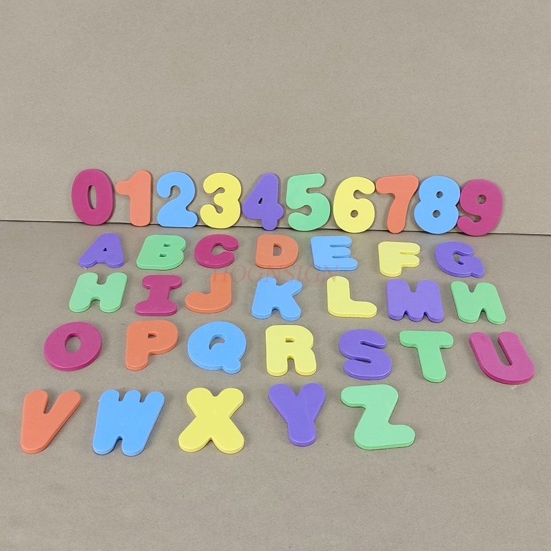 Bath Letter Number Foam - 36 ピース/セットベビーキッズ子供知育玩具泡文字数字フローティング浴室浴槽子供のおもちゃ少年少女ギフトウォールステッカー