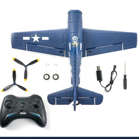 Kids' Toys Channel - Fx9503 Rc飛行機 F6f ヘルキャット戦闘機 4チャンネル ブラシレスモーター