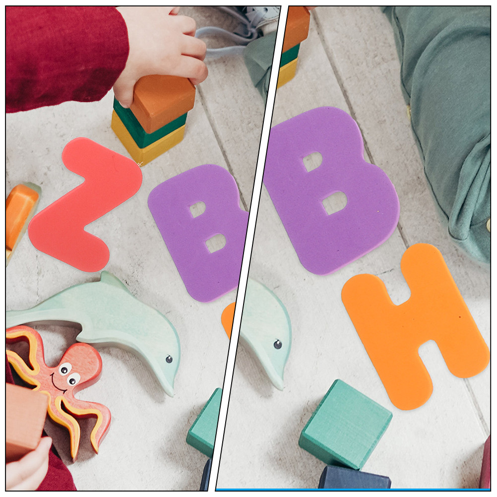 Bath Letter Number Foam - 2セット アルファベット数字 エヴァフォームステッカー 教育用 浴槽用文字・数字 早期学習
