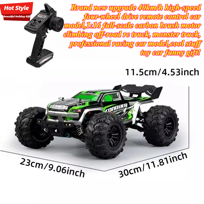 Kid Toys And More - クールな玩具車、面白いギフト - 1:16スケール高速4WD RCトラック、リモートコントロールカー、オフロードRCカー、モンスタートラック、子供向けおもちゃ