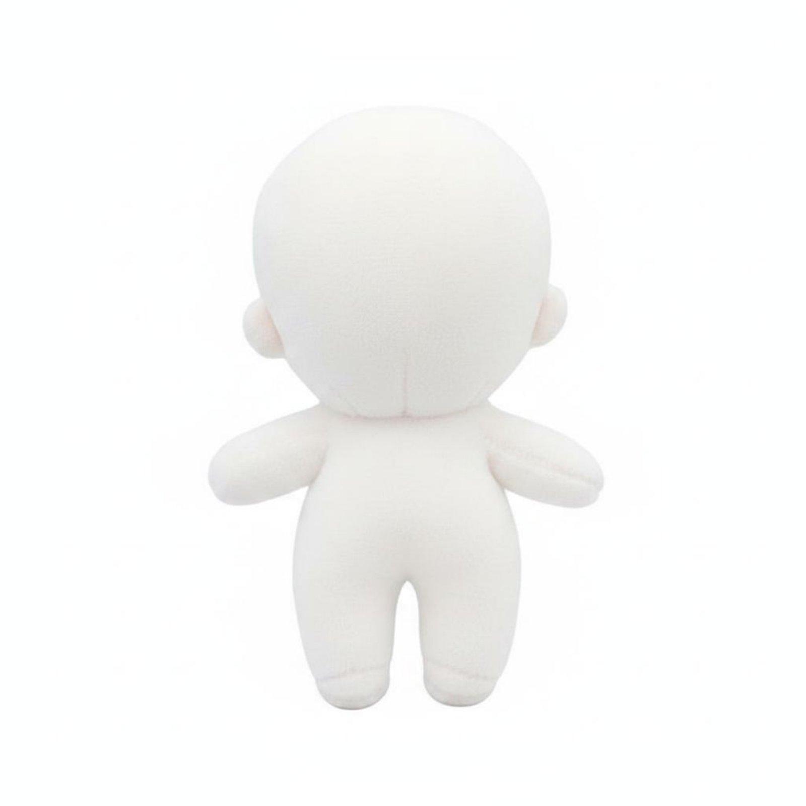 Kids Toys Play - 柔らかいぬいぐるみボディ、軽量、DIY用無塗装可動フィギュア、子供のおもちゃ、ドールハウス製作に