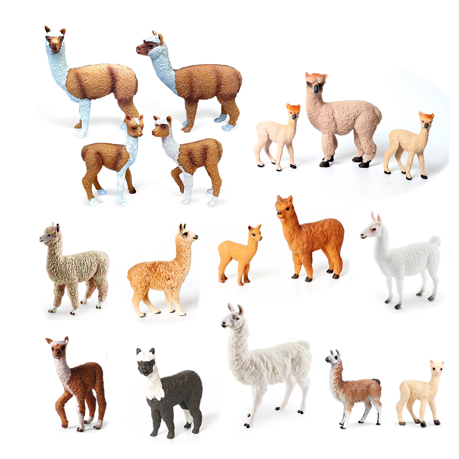 Kids Toys Under 200 - リアルなファームのワールドアルパカの動物モデルのフィギュア,ラマのおもちゃ,動物の置物,動物のコレクション,家の装飾,子供へのギフト