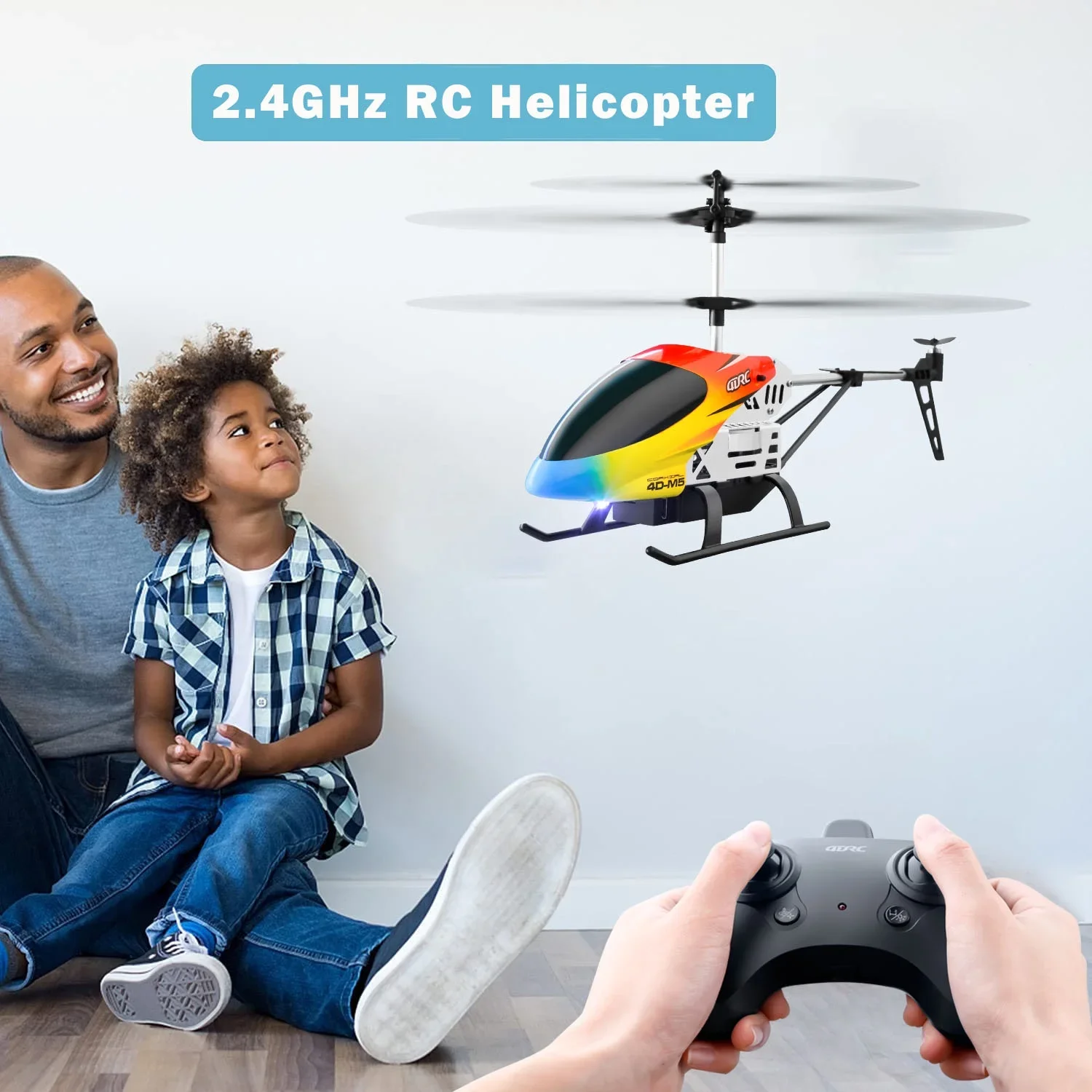 Kids' Toys Channel - DWiリモコンRCヘリコプター ジャイロ高度維持機能付きドローン 3.5チャンネル航空機 室内飛行 おもちゃ 男の子
