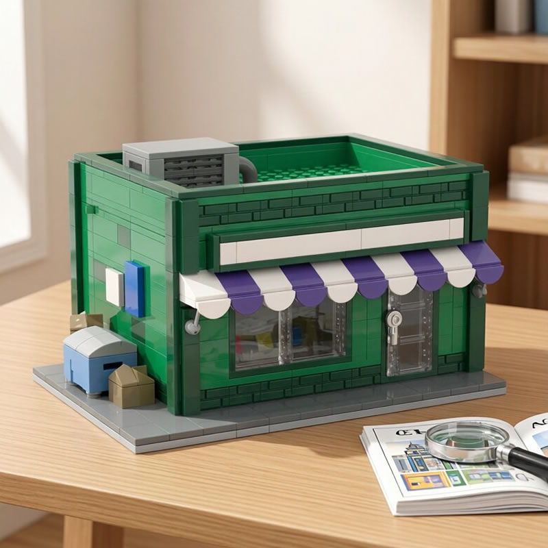 Kids Toys Stores - ビルディングブロック MOC モジュラーミニストリートショップロボットダンジョン野球カードストアモデル DIY 教育玩具子供のための収集価値のあるギフト
