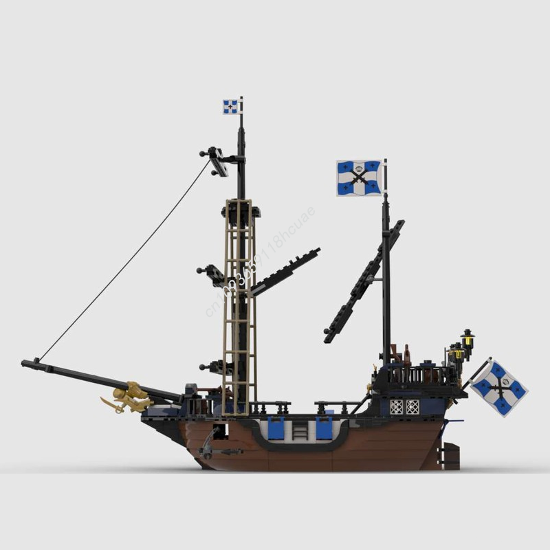 Kids Toys Victoria - 779ピース MOC 海賊ビクトリア（カリブ海クリッパー）有名映画モデル 組み立てブロック 積み木 クリエイティブおもちゃ