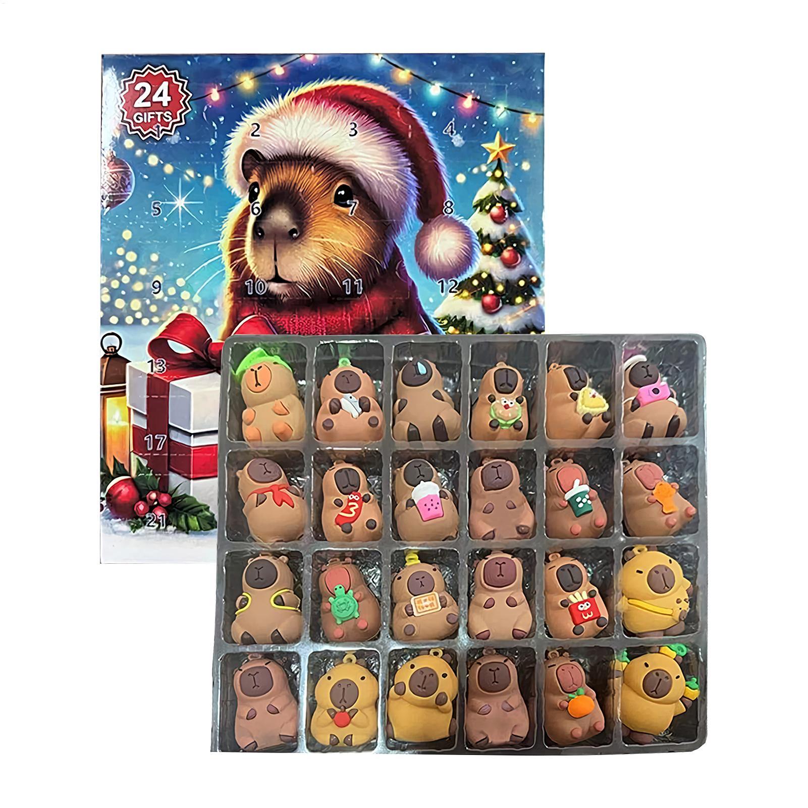 Kids Toys Christmas 2025 - # # 2025年 クリスマスカレンダー カピバラフィギュア アドベントトイ