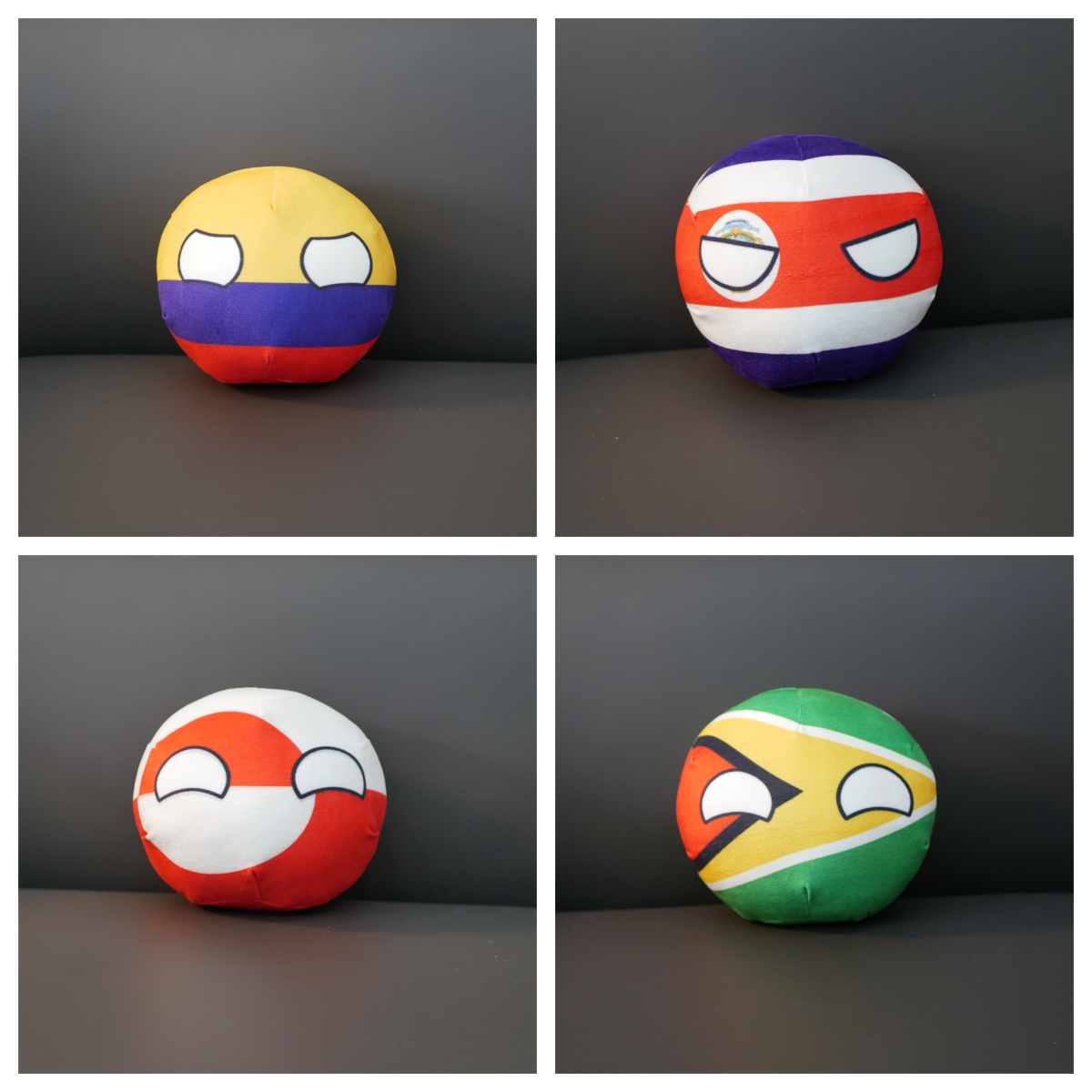 Kids Toys Pakistan - 8/20cm オーストラリア ポーランドボール ぬいぐるみ グリーンランド コロンビア