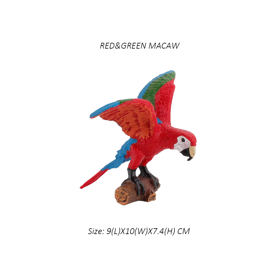 フクロウフラミンゴ七面鳥シーホークモデル動物フィギュアプラス - Kids Toys Under 200 のレビューと価格