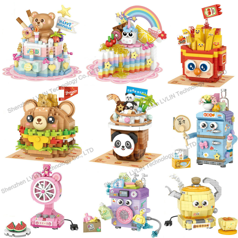 子供の家のビルディングブロック,家電,スナックのおもちゃ,デ - Kids Toys Stores のレビューと価格