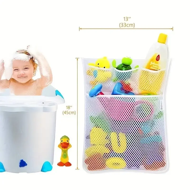 ベビーシャワーのお風呂のおもちゃ白ベビーキッズおもちゃ収納メ - Kids Storage Toys のレビューと価格