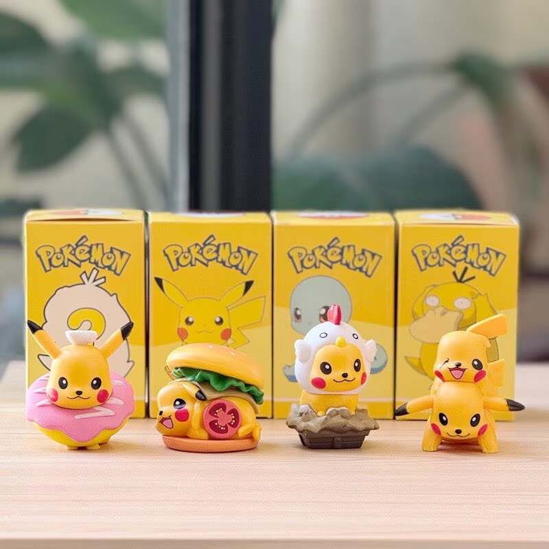 かわいいピカチュウフィギュア 7 個セットポケモンアニメアク - Kids Toys Under 200 のレビューと価格