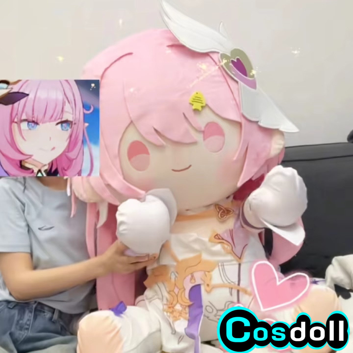 80cm ホンカイインパクト3 エリシア ぬいぐるみ 綿入れ - Kids Toys And Games のレビューと価格