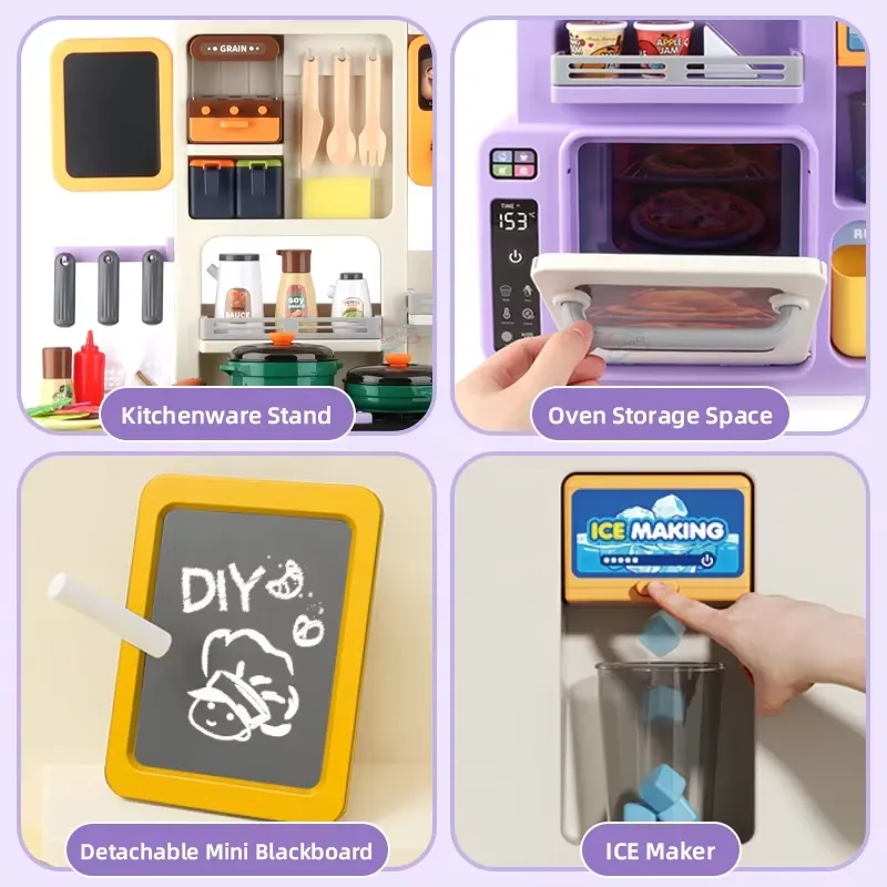 90cm大型ごっこ遊びキッチンセット（ライト、サウンド、シン - Play Kitchen Set のレビューと価格