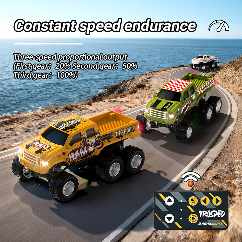 クールなおもちゃの車 面白いギフト-合金製高速ミニRCトラッ - Kid Toys And More のレビューと価格