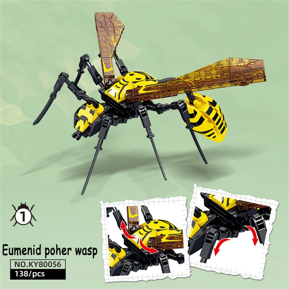 子供のための蚊と昆虫のビルディングブロック,おもちゃのセット - Kid Toys And More のレビューと価格