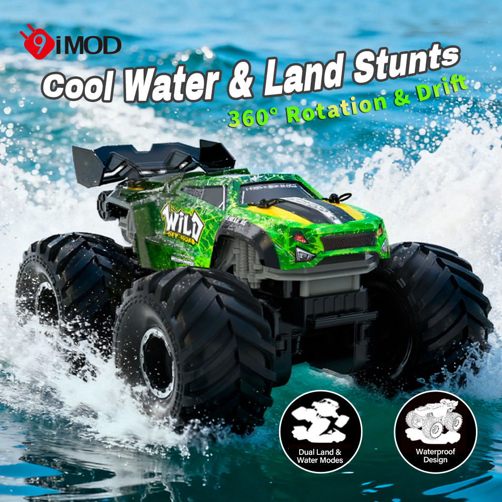 9IMOD RC水陸両用モンスタートラック 4WDリモートコ - Kids Toys Long Island のレビューと価格