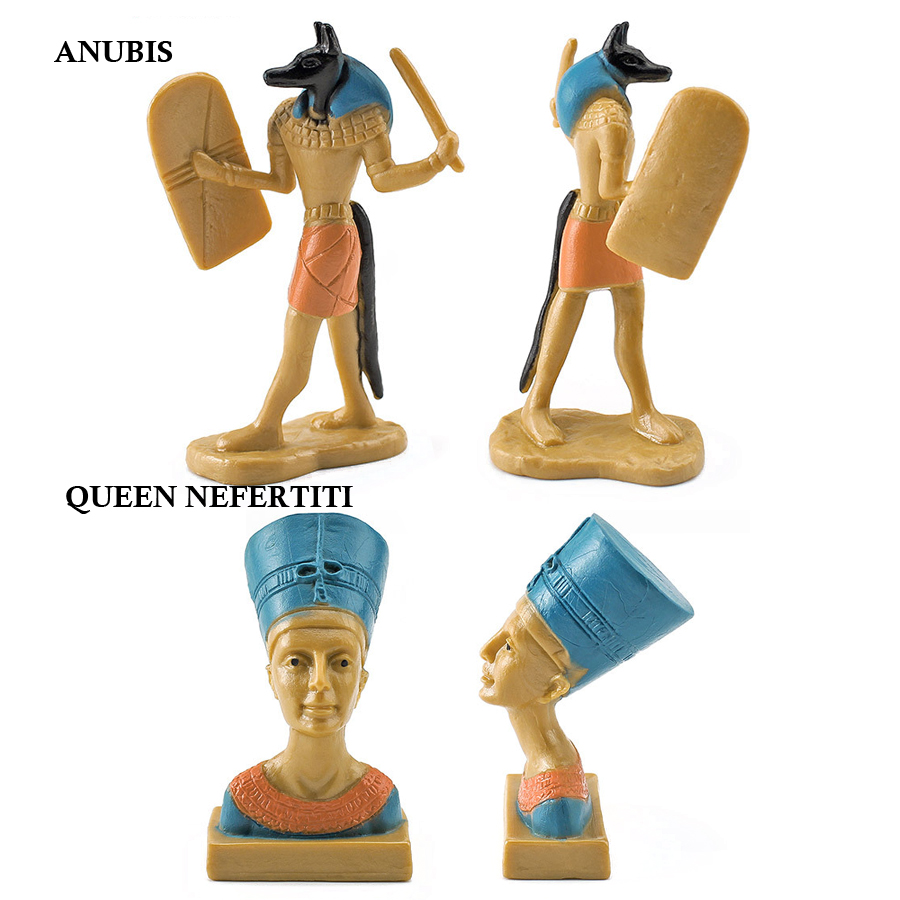 ミニ置物古代エジプトアヌビスフィギュア神ピラミッドスフィンク - Kids Toys Under 200 のレビューと価格