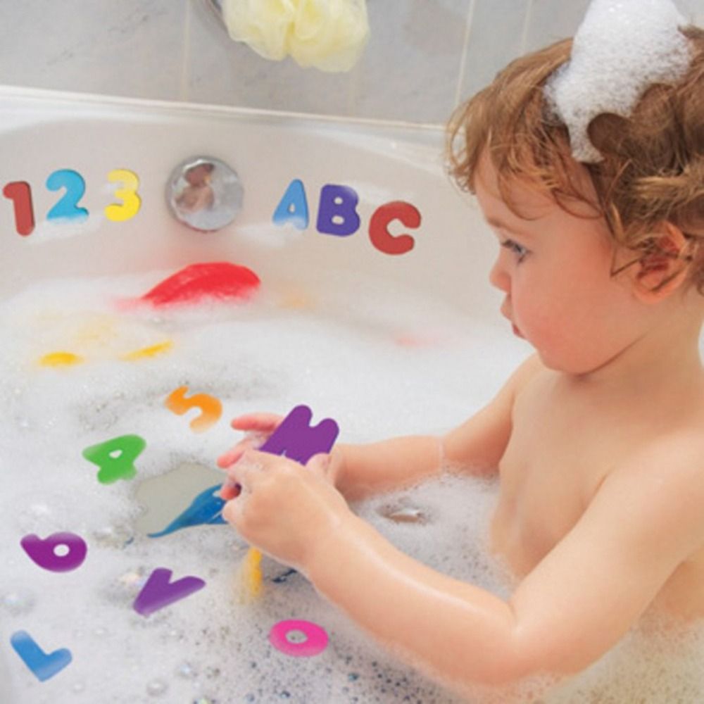 36 個ステッカーゲーム水泳遊びおもちゃ教育玩具アルファベッ - Bath Letter Number Foam のレビューと価格