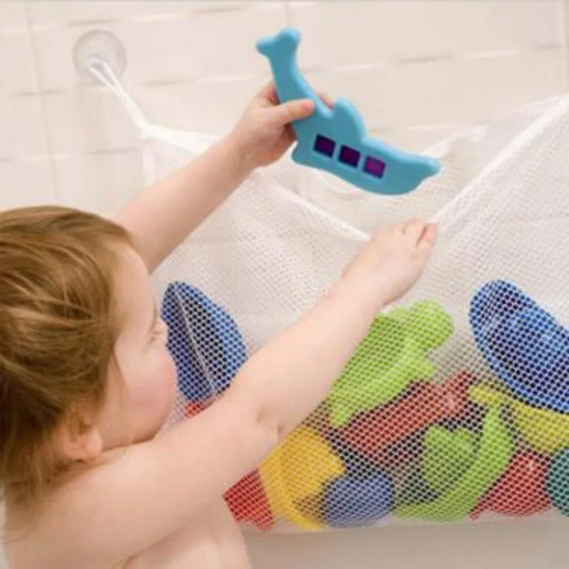 ベビーバスルームメッシュバスバッグ子供漫画バスケットネット子 - Kids Storage Toys のレビューと価格