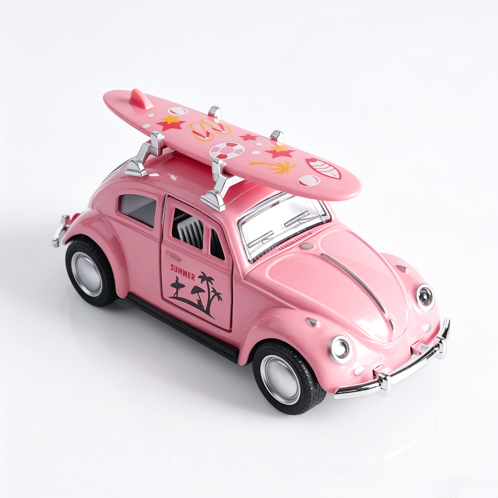 1:36 ピンクのフォルクスワーゲン ビートル ダイキャスト - Kids Toys Car のレビューと価格