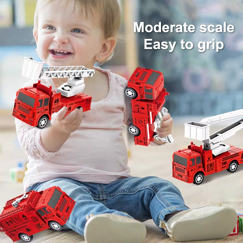 1個入り子供用おもちゃ車、慣性式清掃車モデル、プルバック式工 - Kids Toys Usa のレビューと価格