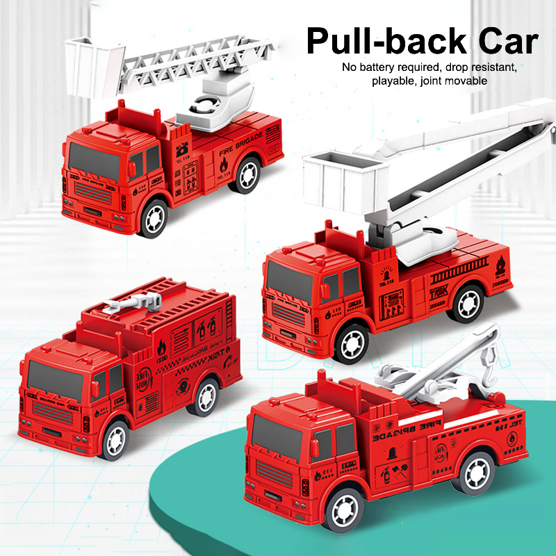 1個入り子供用おもちゃ車、慣性式清掃車モデル、プルバック式工 - Kids Toys Usa のレビューと価格