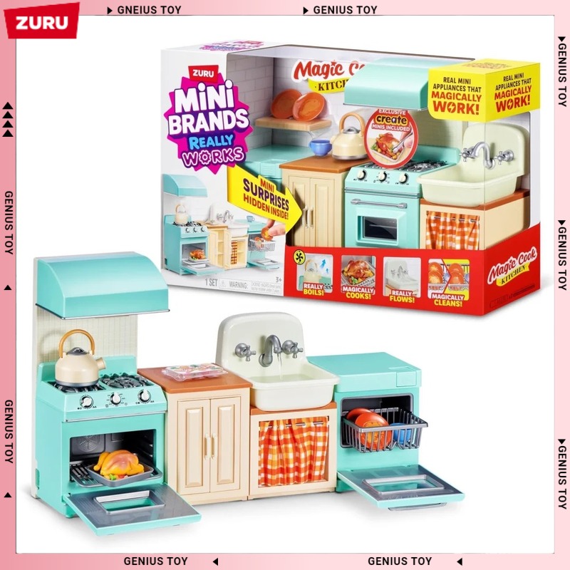 ズル ミニブランド マジッククックキッチンセット サプライズ - Play Kitchen Set のレビューと価格