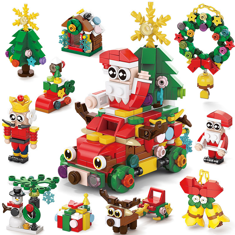ビルディングブロックセット,雪の家,クリスマスツリー,エルク - Kids Toys Christmas 2025 のレビューと価格