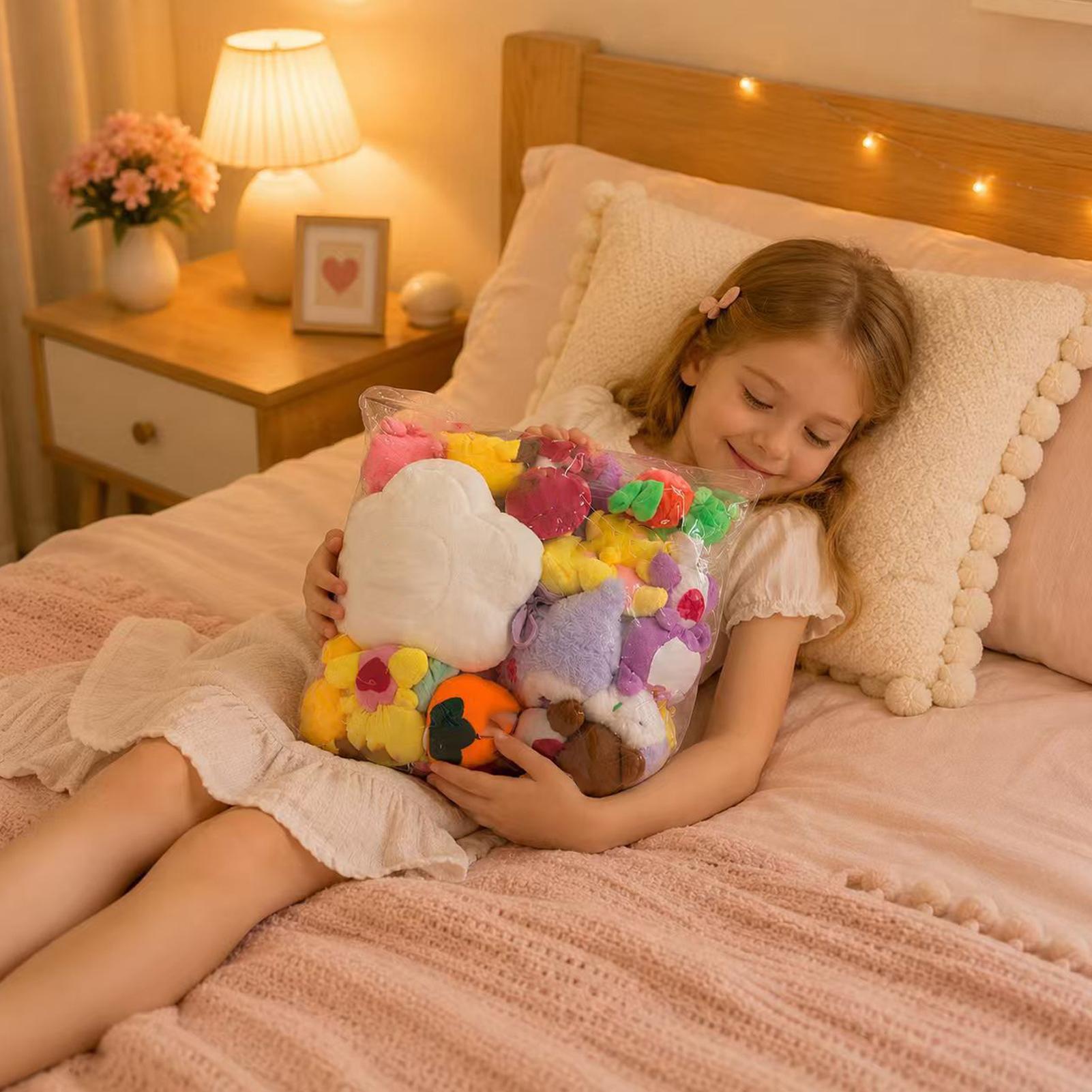 子供用ぬいぐるみ収納ケース 透明 防塵 ぬいぐるみホルダー  - Kids Storage Toys のレビューと価格