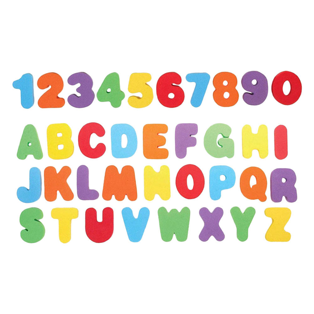 1セット アルファベット数字 バスプレイアイテム 教育用フォ - Bath Letter Number Foam のレビューと価格