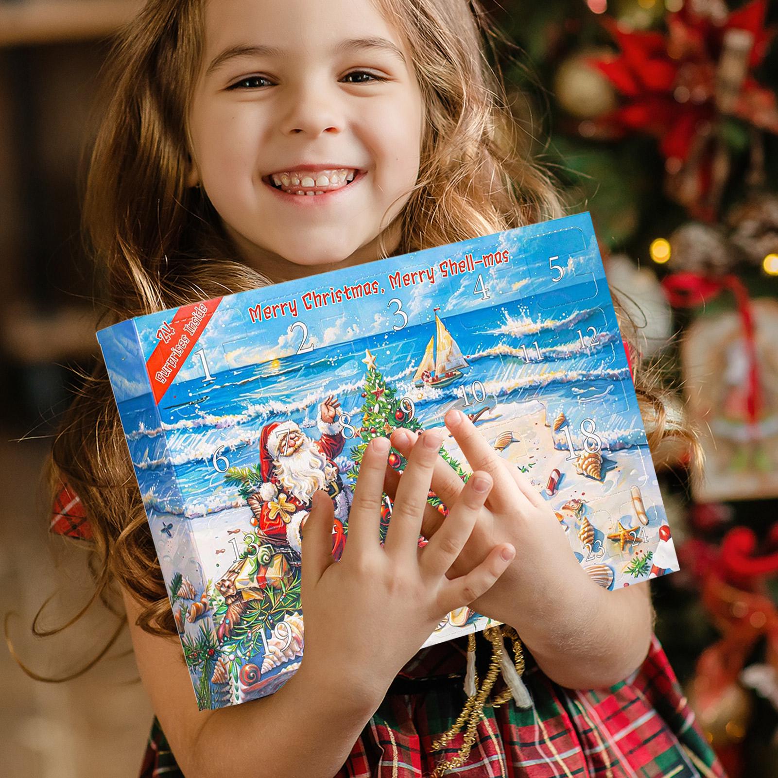 2025年 貝殻アドベントカレンダー クリスマスカウントダウ - Kids Toys Christmas 2025 のレビューと価格