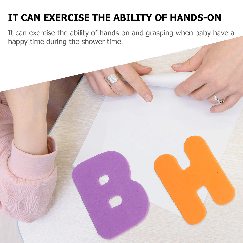 2セット アルファベット数字 エヴァフォームステッカー 教育 - Bath Letter Number Foam のレビューと価格
