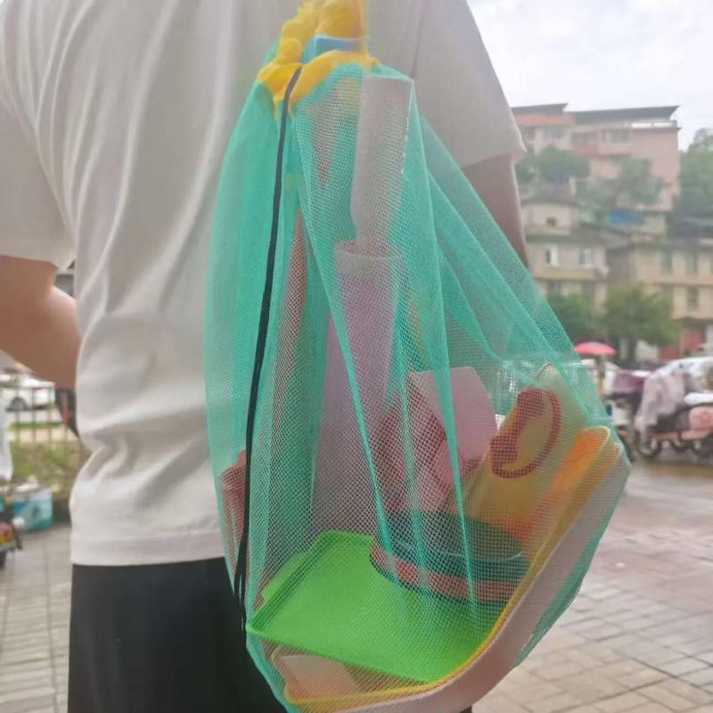 大容量ポータブルメッシュビーチ収納バッグ通気性のある折りたた - Kids Storage Toys のレビューと価格