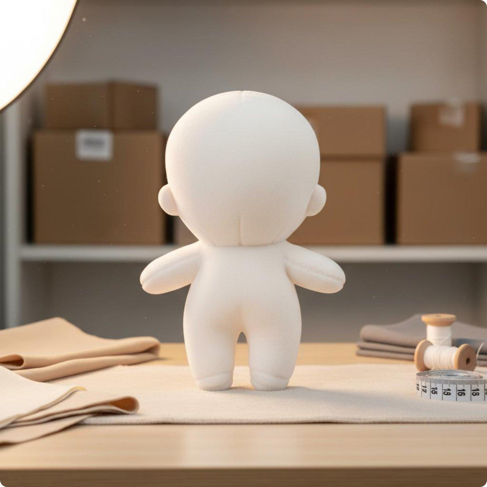 柔らかいぬいぐるみボディ、軽量、DIY用無塗装可動フィギュア - Kids Toys Play のレビューと価格
