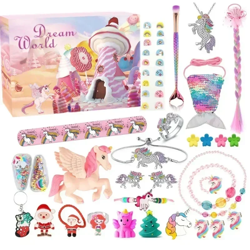 女の子のためのクリスマスアドベントカレンダーギフトボックス, - Kids Toys Christmas 2025 のレビューと価格