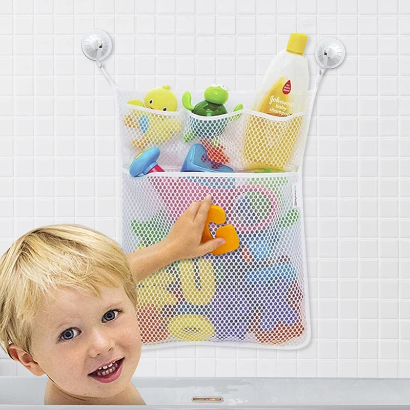 ベビーシャワーバスおもちゃ ホワイト ベビーキッズおもちゃ収 - Kids Storage Toys のレビューと価格
