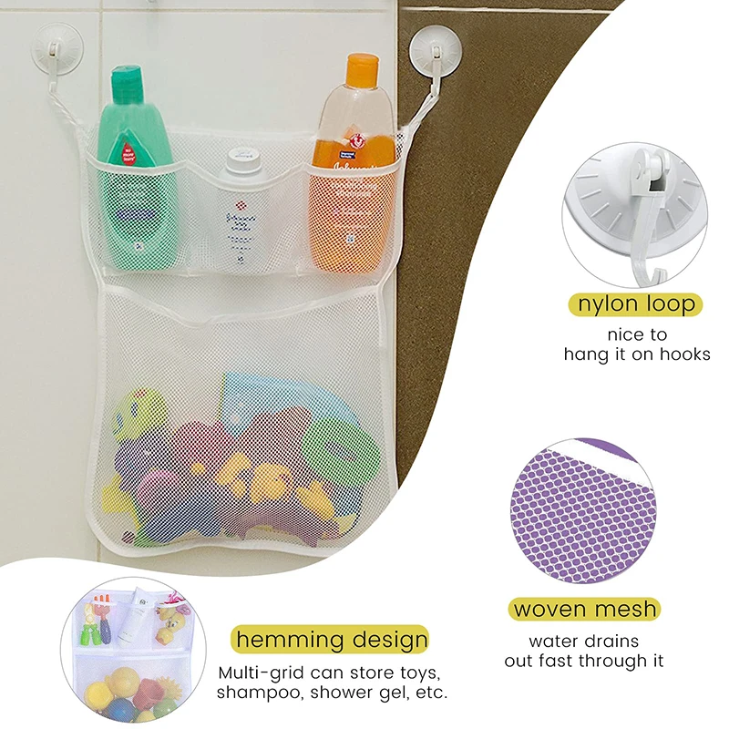 ベビーシャワーバスおもちゃ ホワイト ベビーキッズおもちゃ収 - Kids Storage Toys のレビューと価格