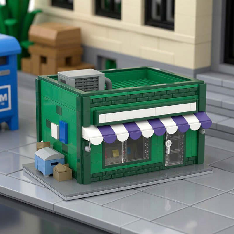 ビルディングブロック MOC モジュラーミニストリートショッ - Kids Toys Stores のレビューと価格
