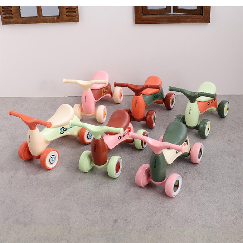 1 個シミュレーションミニかわいい子供用バランスカー四輪ベビ - Kids Toys Car のレビューと価格