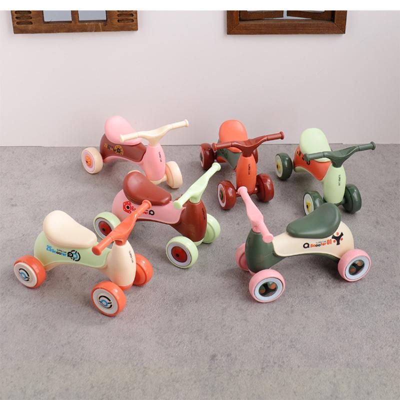 1 個シミュレーションミニかわいい子供用バランスカー四輪ベビ - Kids Toys Car のレビューと価格