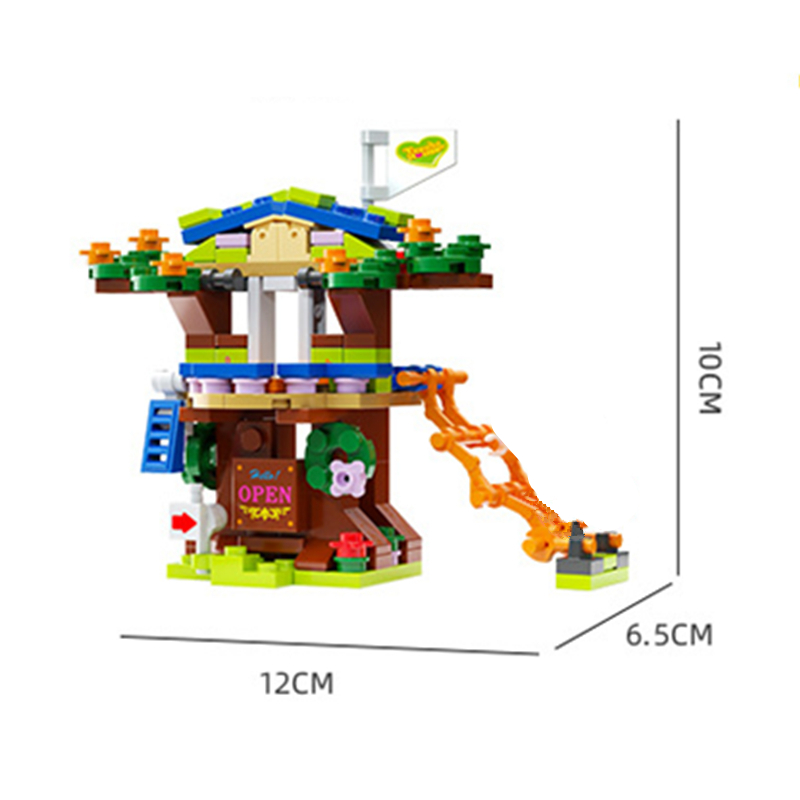 18+ 6-in-1 ツリーハウス ミニモデル ビルディング - Kids Toys Christmas 2025 のレビューと価格