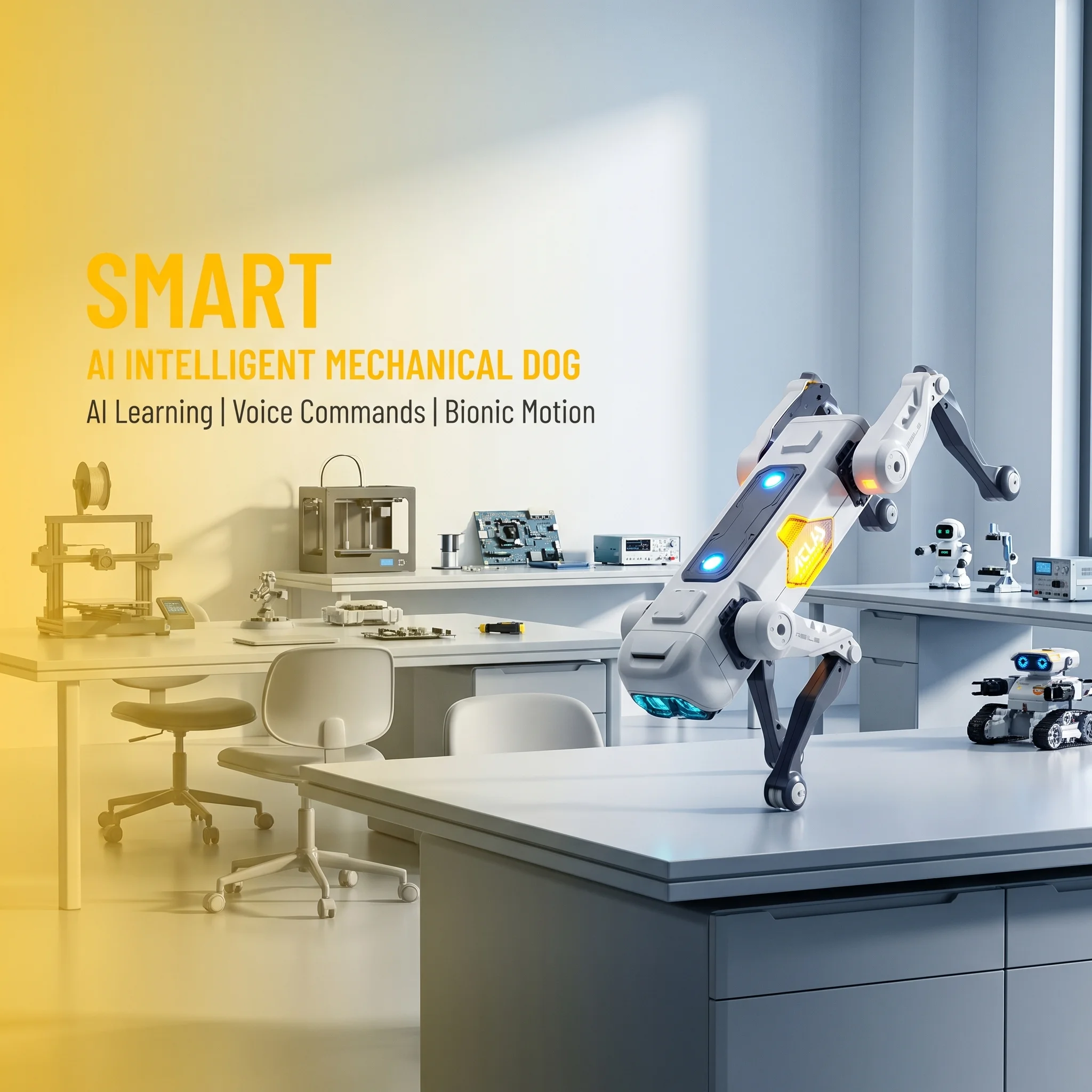 AIスマートロボット犬、音声＆アプリ制御、プログラミング、ダ - Kids Toys Usa のレビューと価格