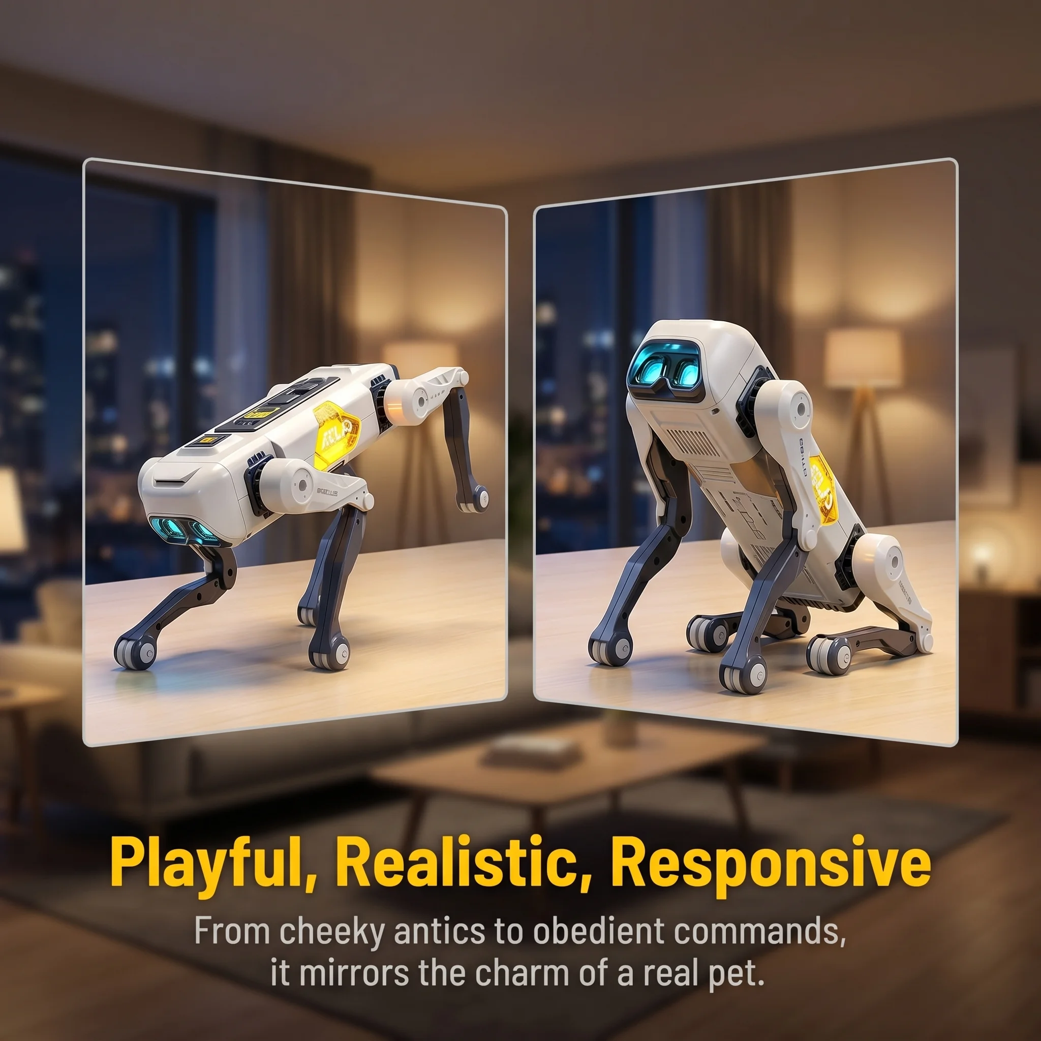 AIスマートロボット犬、音声＆アプリ制御、プログラミング、ダ - Kids Toys Usa のレビューと価格