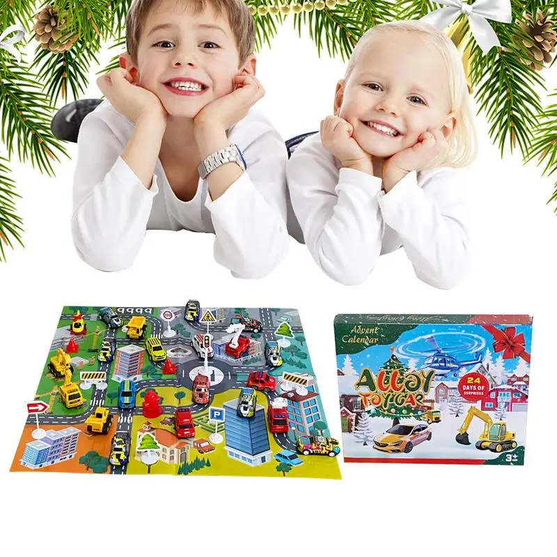 24個入り 車のおもちゃセット クリスマスアドベントカレンダ - Kids Toys Christmas 2025 のレビューと価格