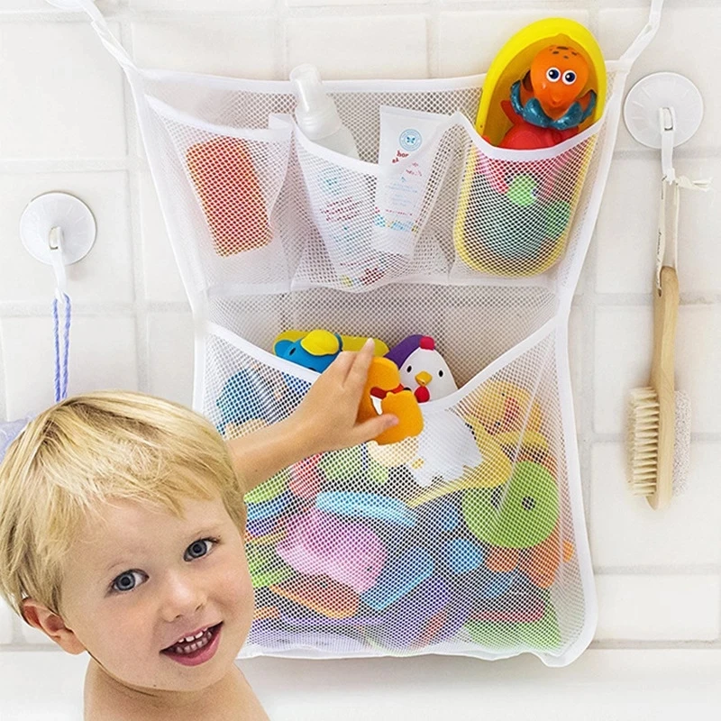 赤ちゃん用お風呂おもちゃ 可愛いアヒルとカエルのメッシュネッ - Kids Storage Toys のレビューと価格