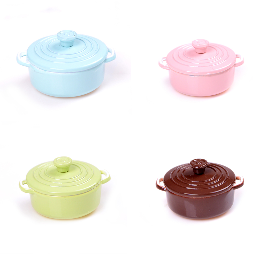 ドールハウス用ミニチュアキッチン用品,1:12スケール,蓋付 - Play Kitchen Set のレビューと価格