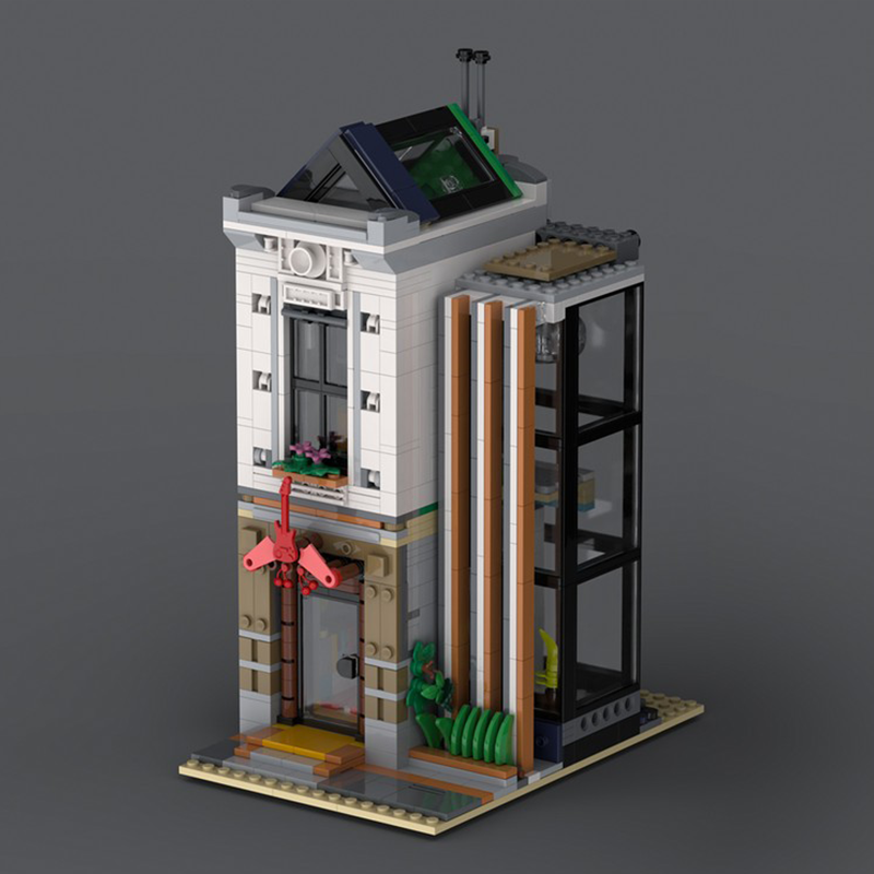 868ピース ハウスストリート ビニールストア MOC カス - Kids Toys Stores のレビューと価格